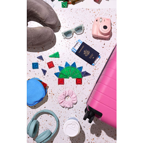 Magna-Tiles micromags i metal-rejseæske - 26 dele