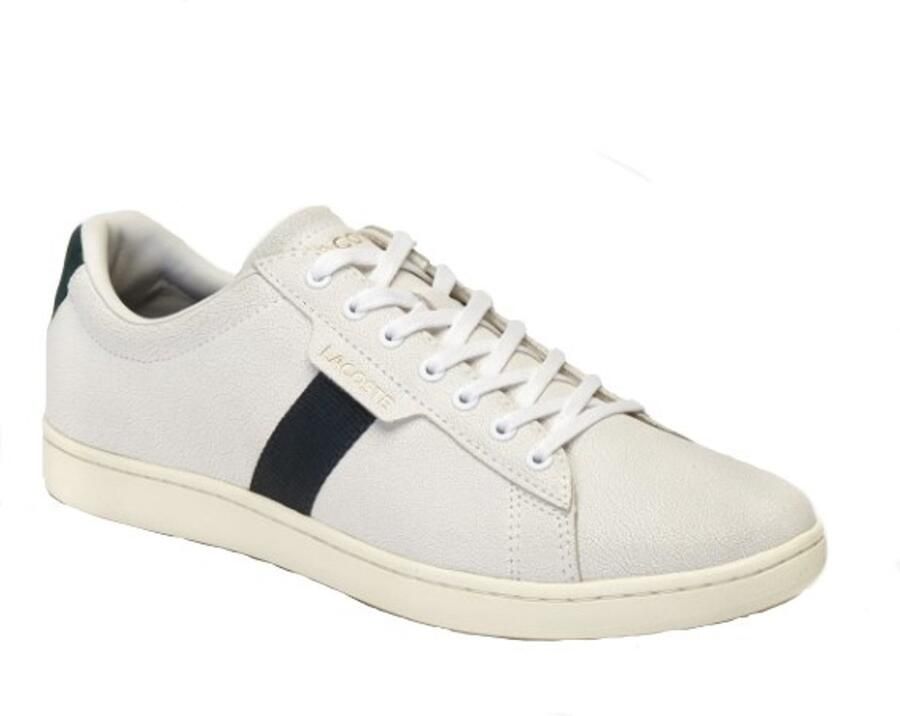 Lacoste Carnaby Evo 319 7 SMA wit groen sneakers heren (738SMA00311R5)