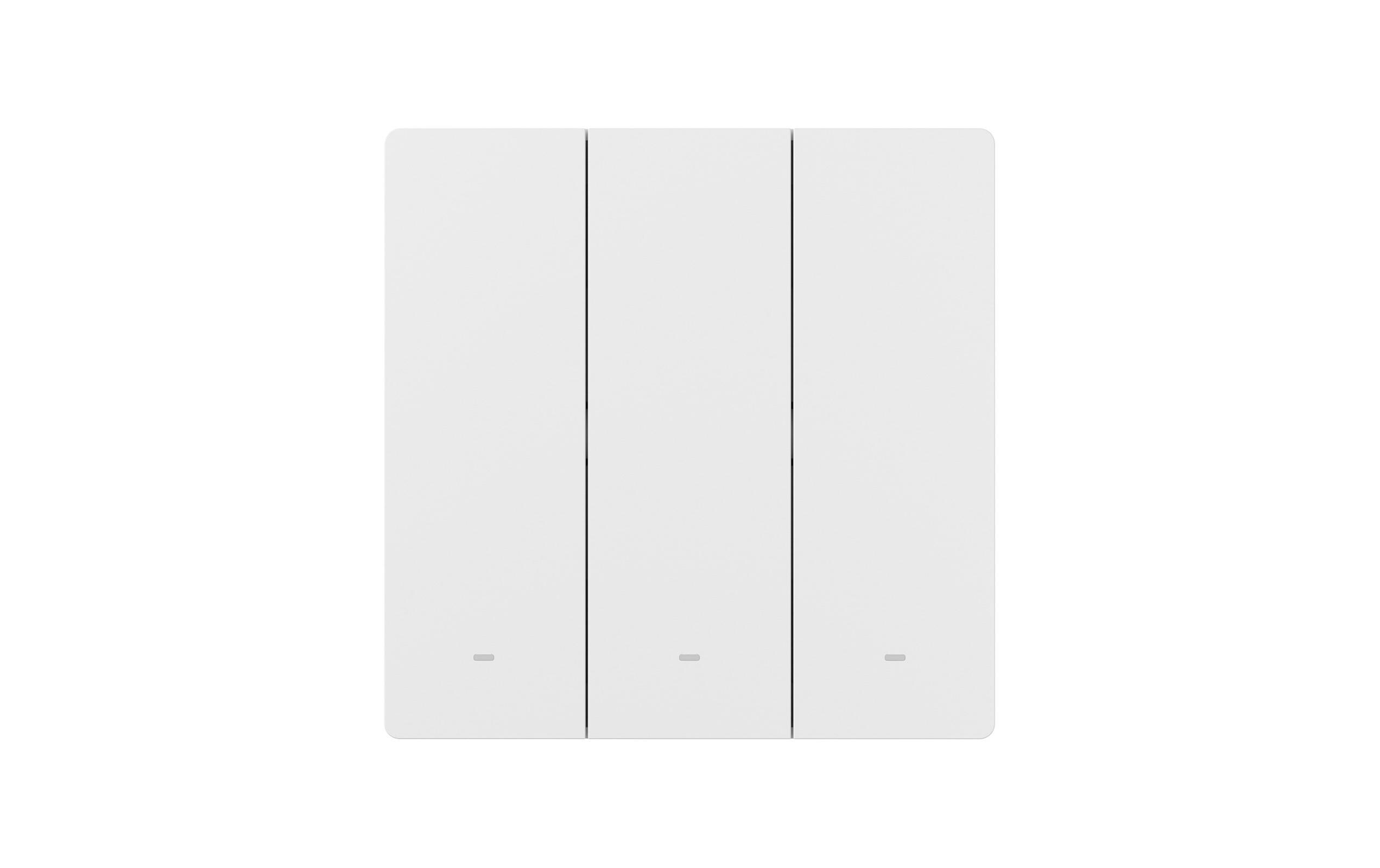 WiFi-Lichtschalt M5-3C-86W 3-fach 230 V 6 A 1320 WIntelligenter Wandschalter für die lokale Steuerung