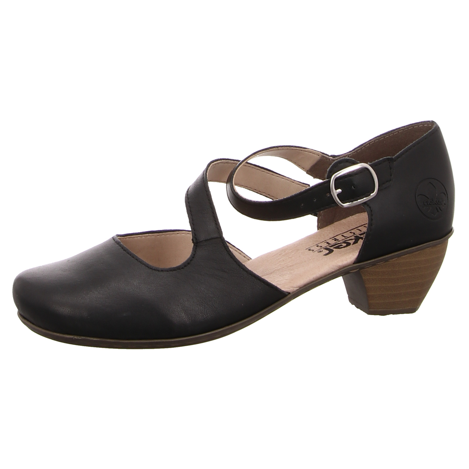 Rieker Spangenschuh schwarz