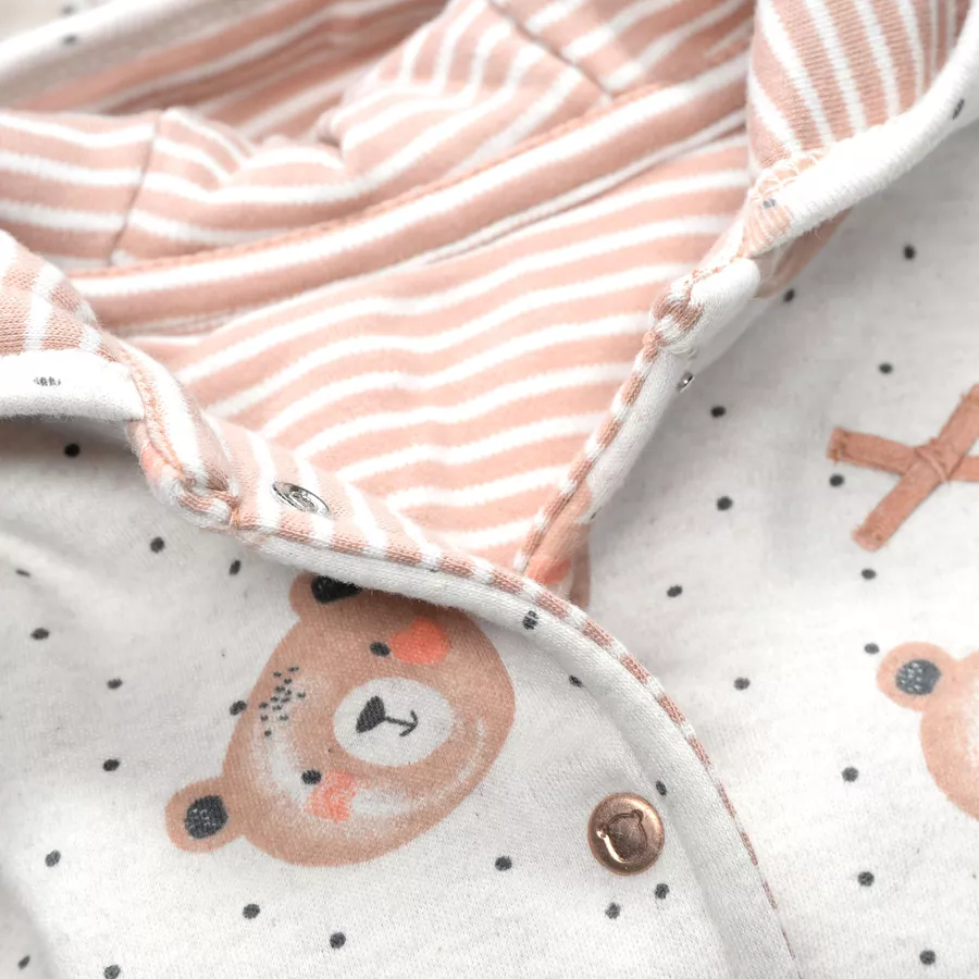 Staccato Overall wattiert beige melange
