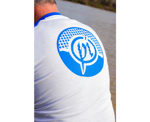T-shirt blanc léger à manches raglan Preston
