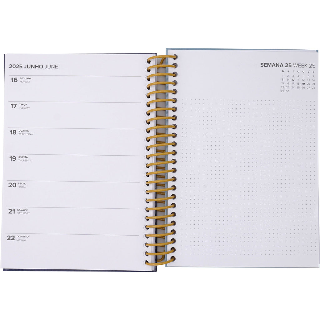 Agenda A5 2025 16 meses Semanal Note!