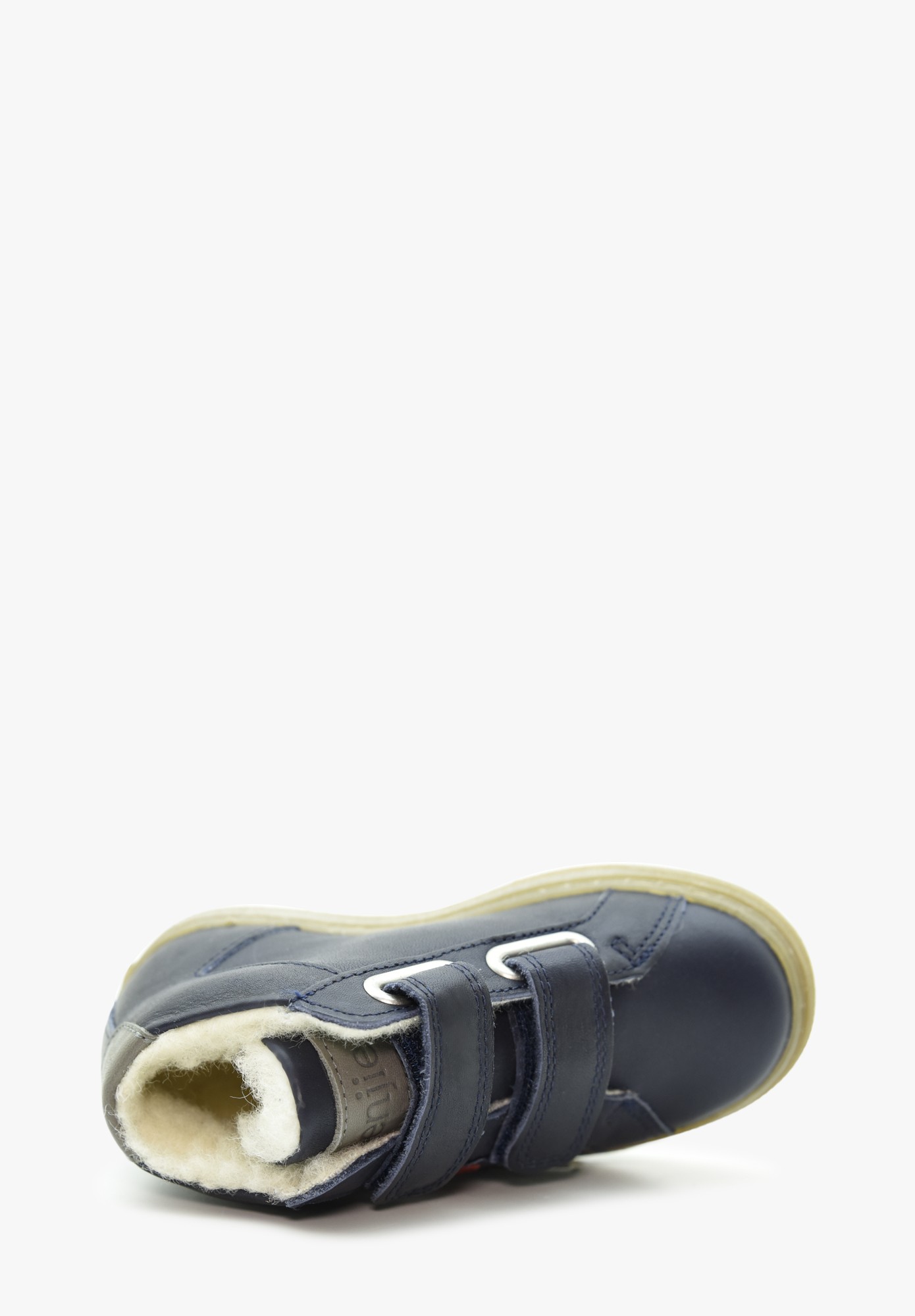 Orello Logo TEX Wollfutter Kleinkinder Dunkelblau Anthrazit