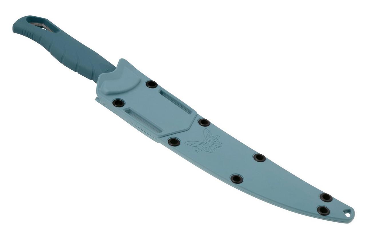 Benchmade Fishcrafter Trailing Point 7” 18010 CPM MagnaCut, Depth Blue Santoprene fileermes