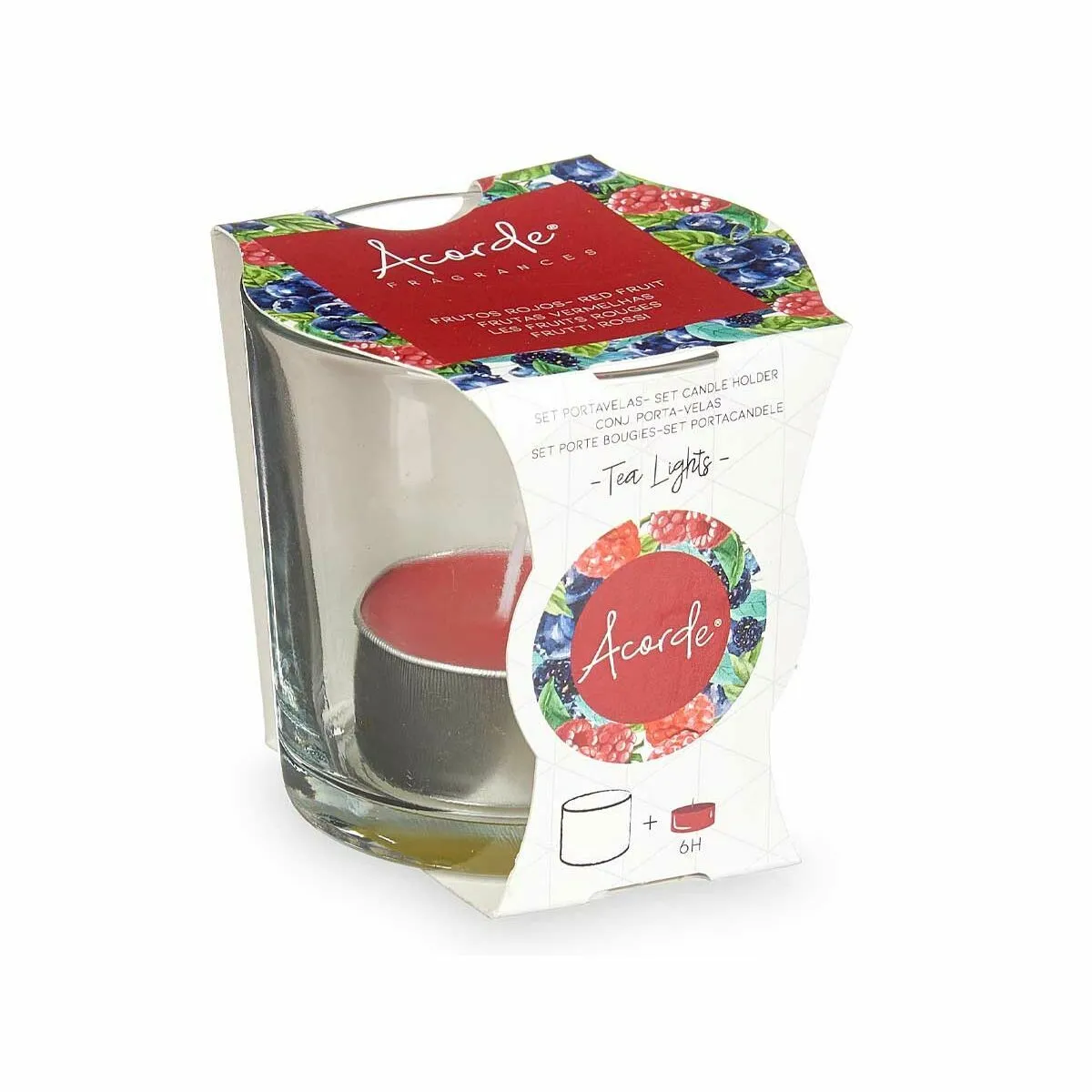 Acorde Bougie Parfumée Tealight Fruits rouges