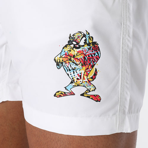 Short De Bain Taz Graff Blanc