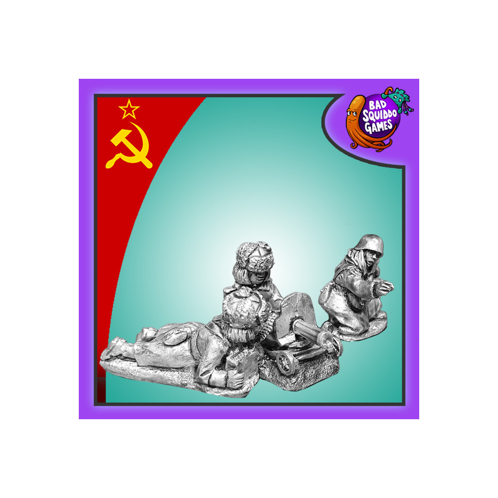 Female Soviet Winter Maxim HMG & Crew