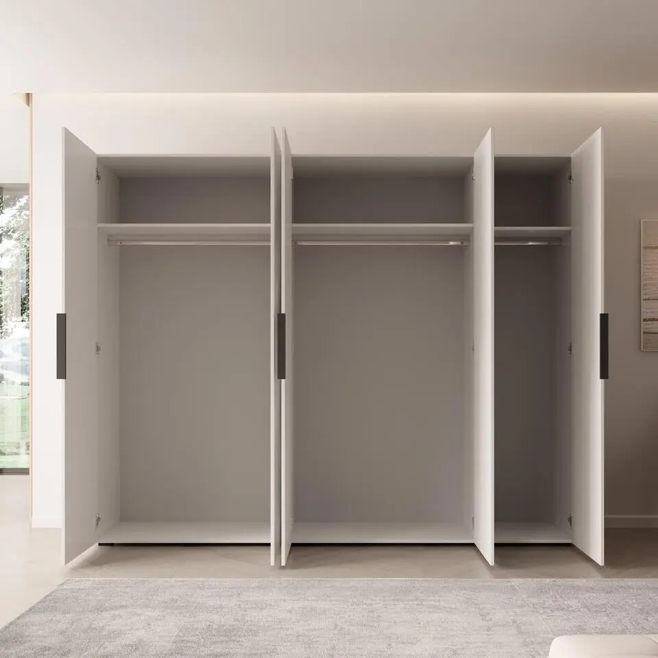 Meubella - Kledingkast Marquesa - Wit - 250 cm