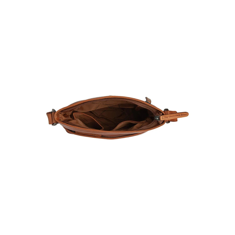 Chesterfield Brand Lunton Schoudertas Cognac