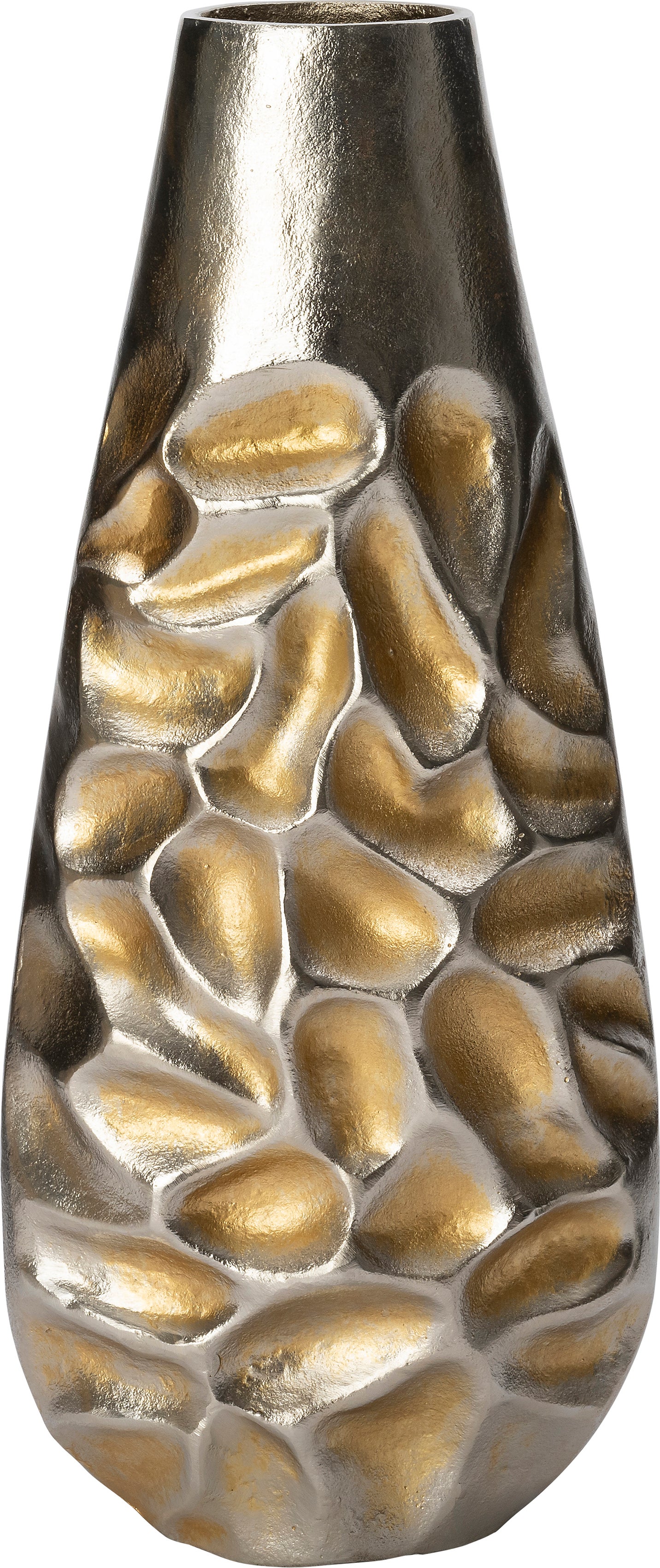 Intratuin vaas Mandy goud 21 x 15 x 39 cm