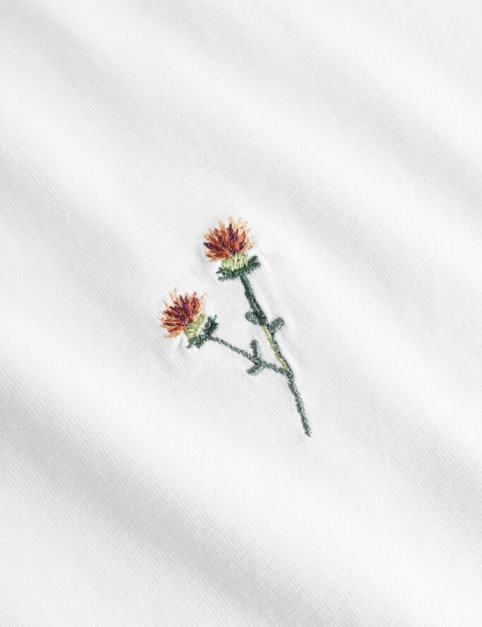 Forét FLOWER T-SHIRT White