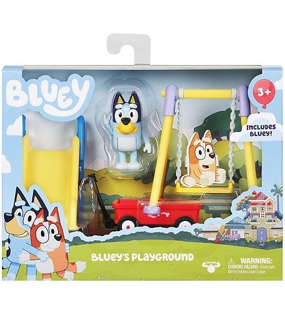 Bluey Spielset - Spielplatz m. Bluey Figur