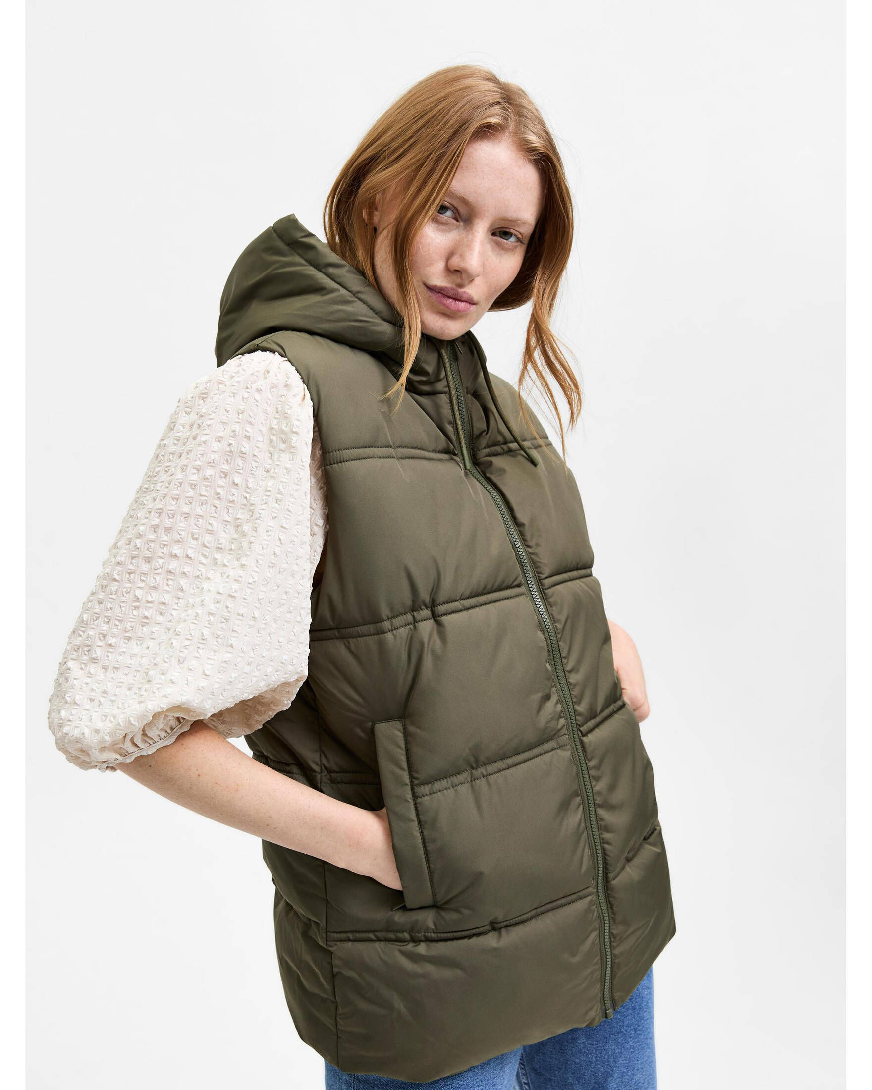 Selected Femme| Damen Steppweste SLFALINA PUFFER VEST B