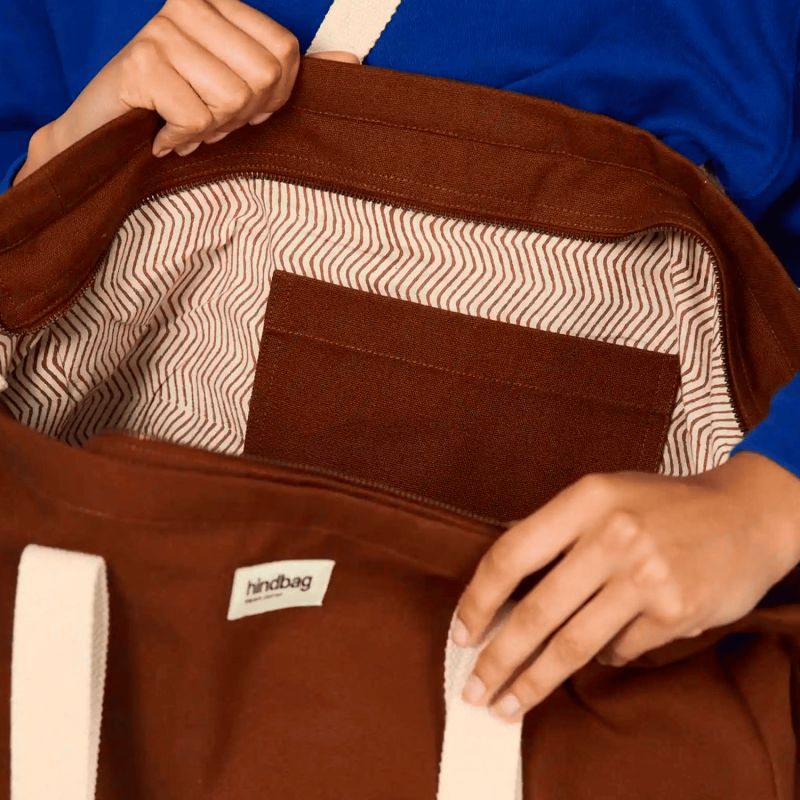 Sac Cabas Jean 60 cm Chocolat
