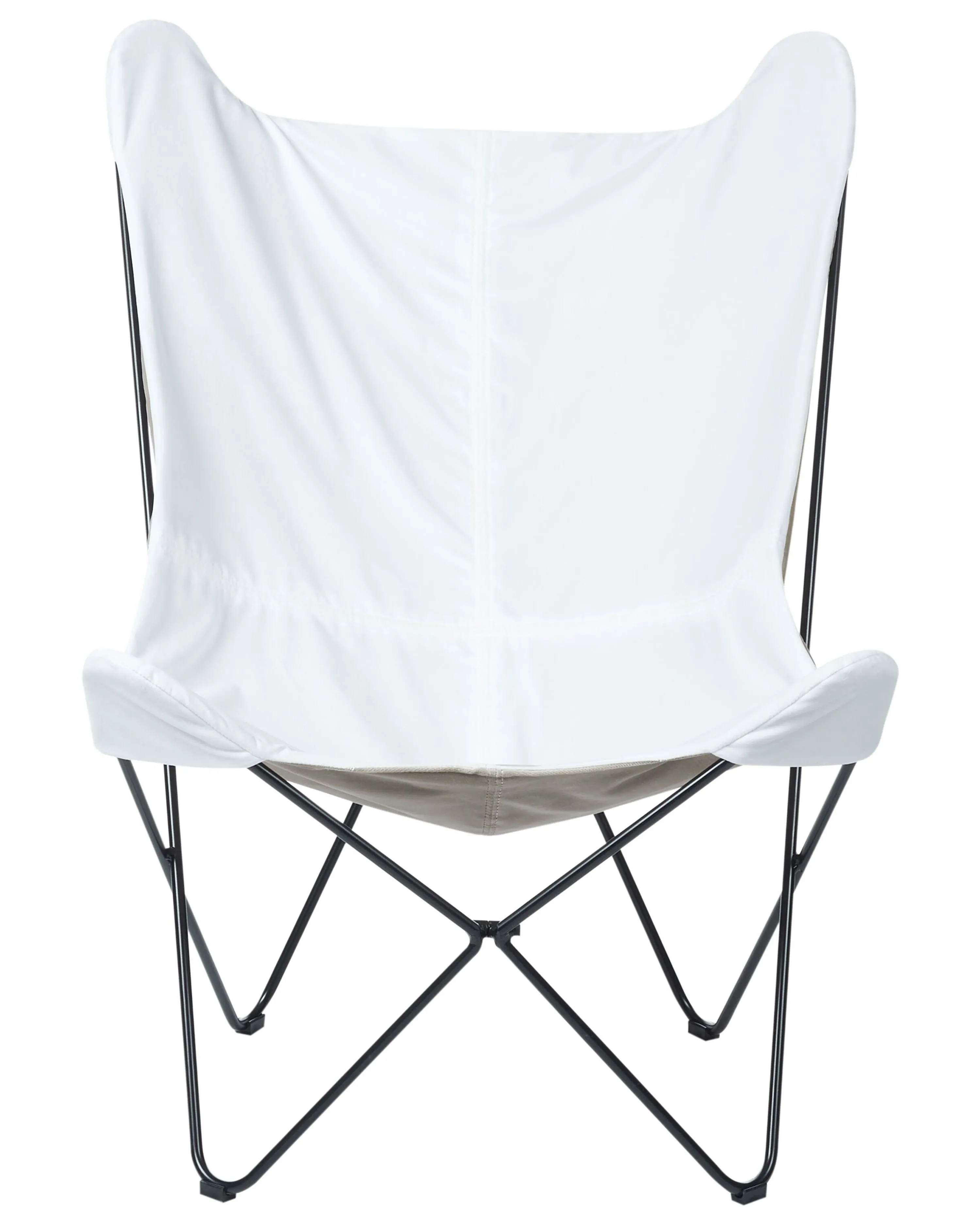 Fauteuil NYBRO Fluweel Wit