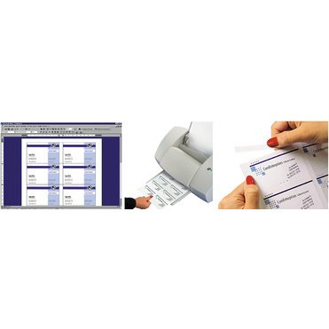 cartes de visite, 85 x 55 mm, 180 g/m2, extra blanc