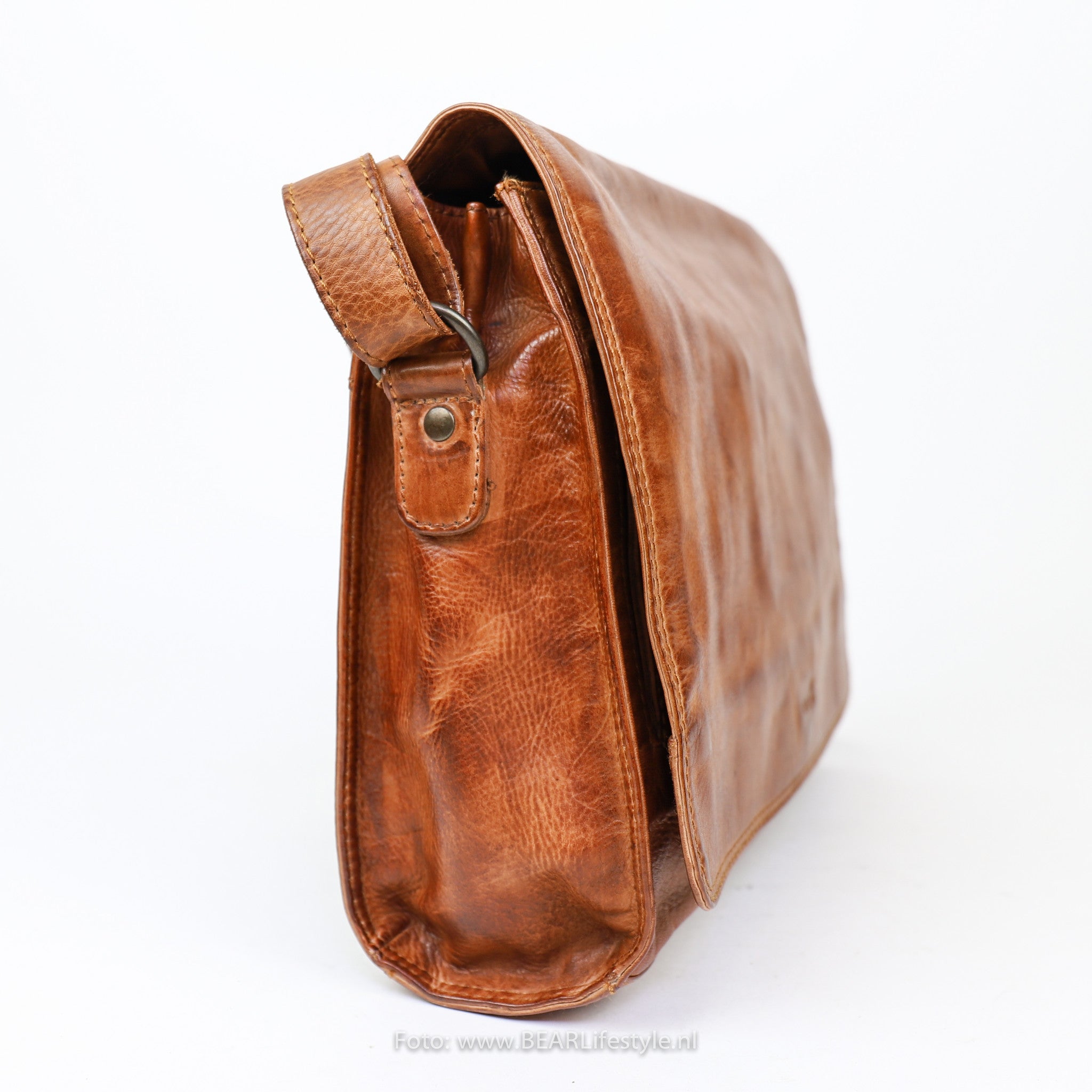 Schoudertas 'Hanna' cognac Cognac
