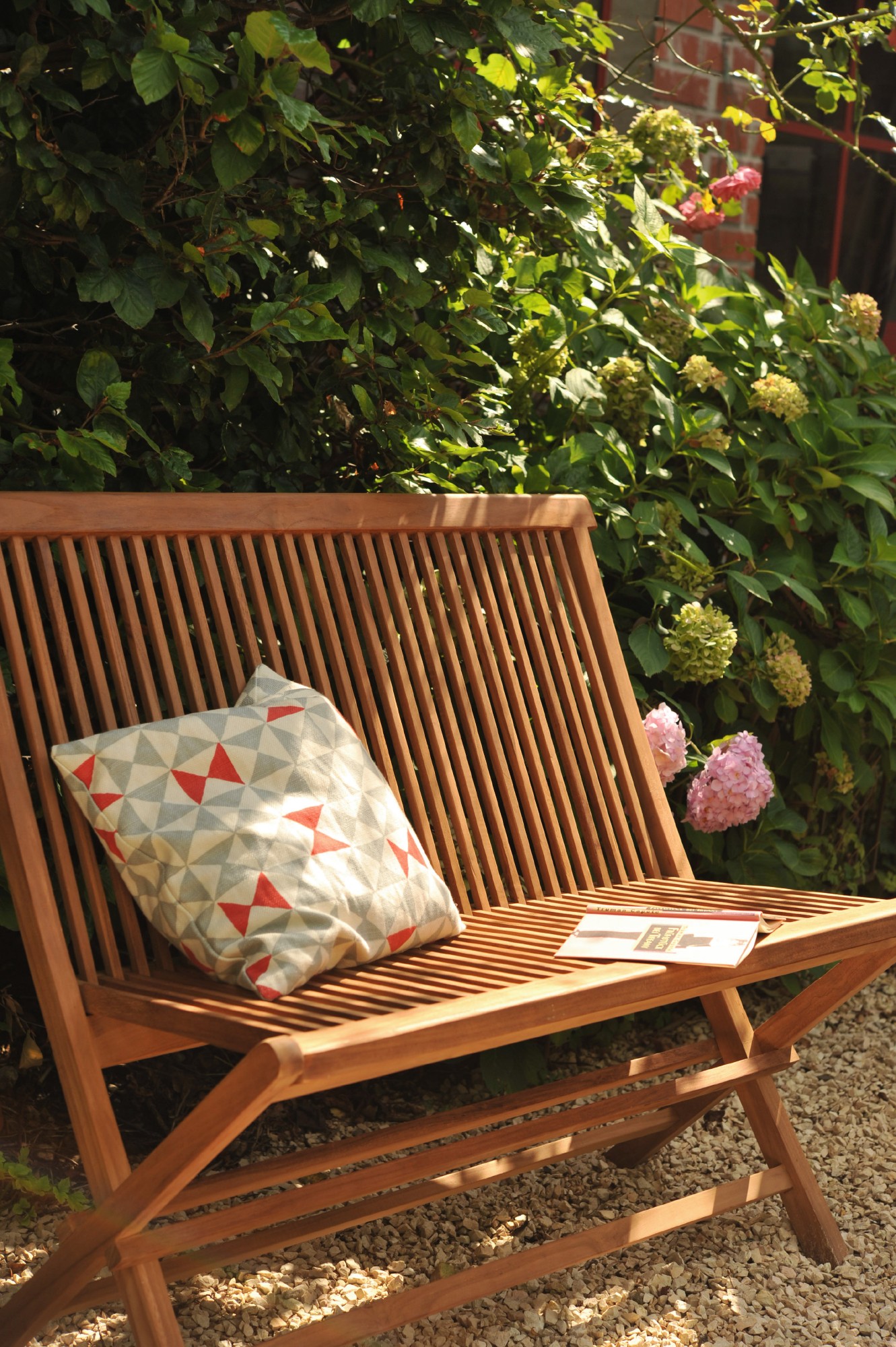 Gartenbank 'Isakson' aus Teakholz, natur, L 60 cm, B 100 cm, H 89 cm günstig bestellen