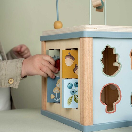 Forest Friends Cube d'activités en bois   de               Little Dutch