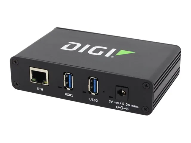 Digi AnywhereUSB 2 Plus - Hub - Administreret - 2 x USB 3.1 Gen 1   1 x 10/100/1000 - desktop, overflademonterbar - Ingen strømforsyning.