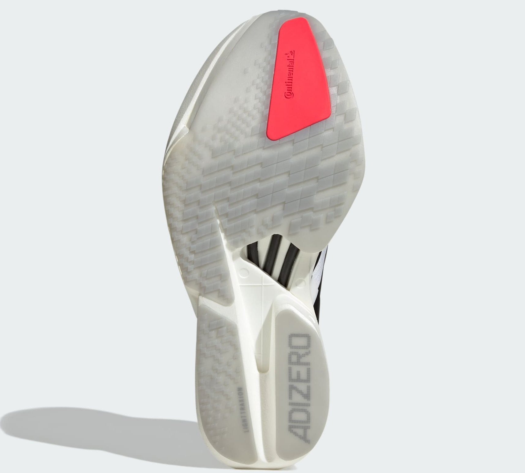 Adizero Adios Pro 4 Dame Cloud White/Core Black/Silver Metallic