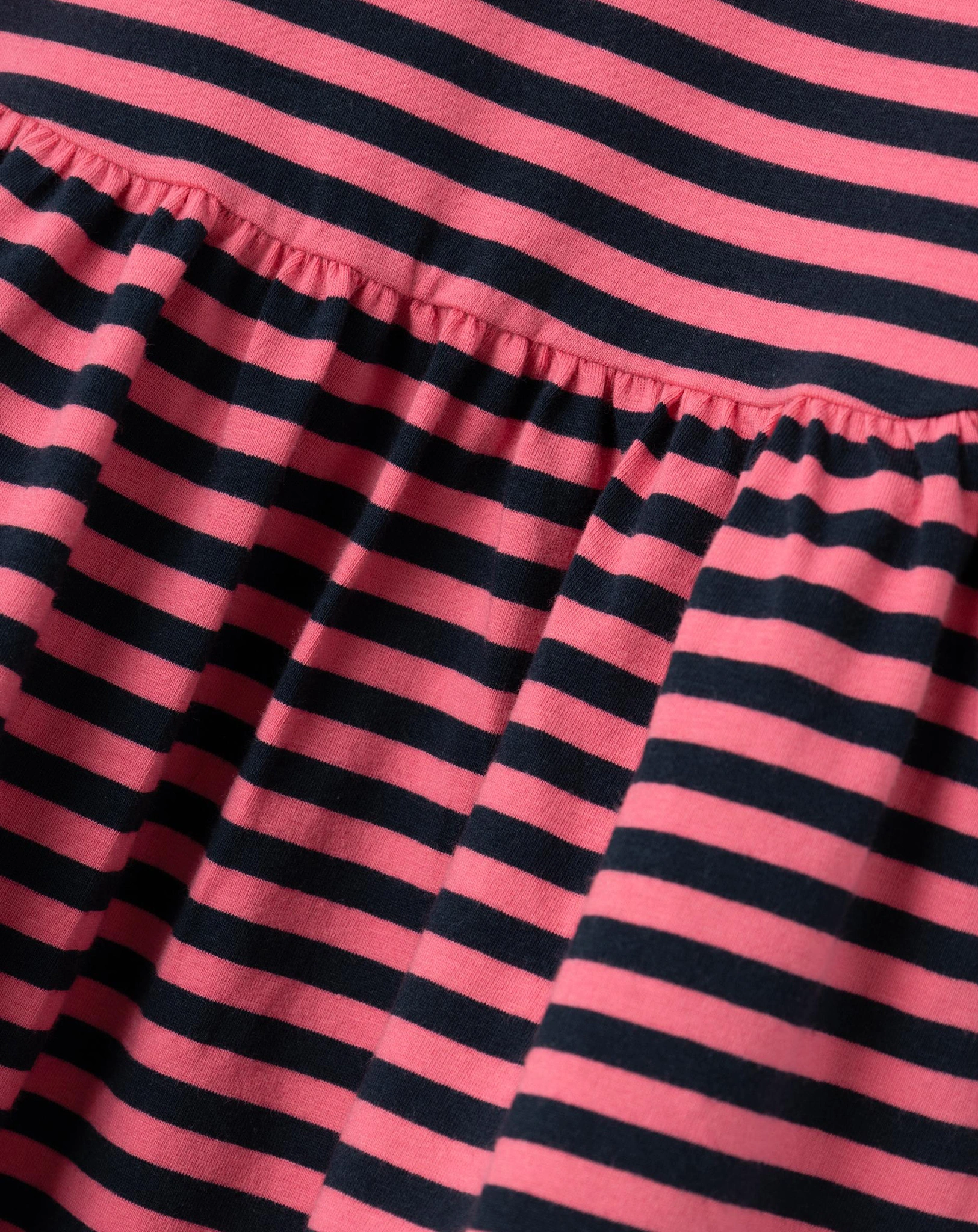 Langarm-Kleid NMFVALENTINA STRIPES in pink/blau