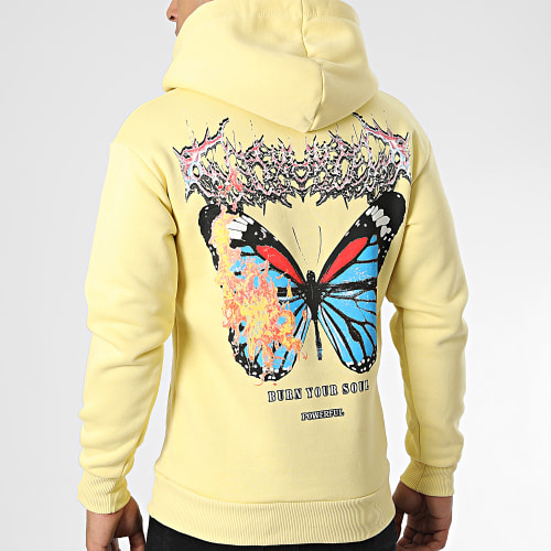 Sweat Capuche 1126 Jaune