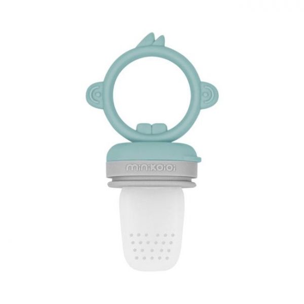 Minikoioi Alimentador Anti-Asfixia Aqua Green/Powder Grey