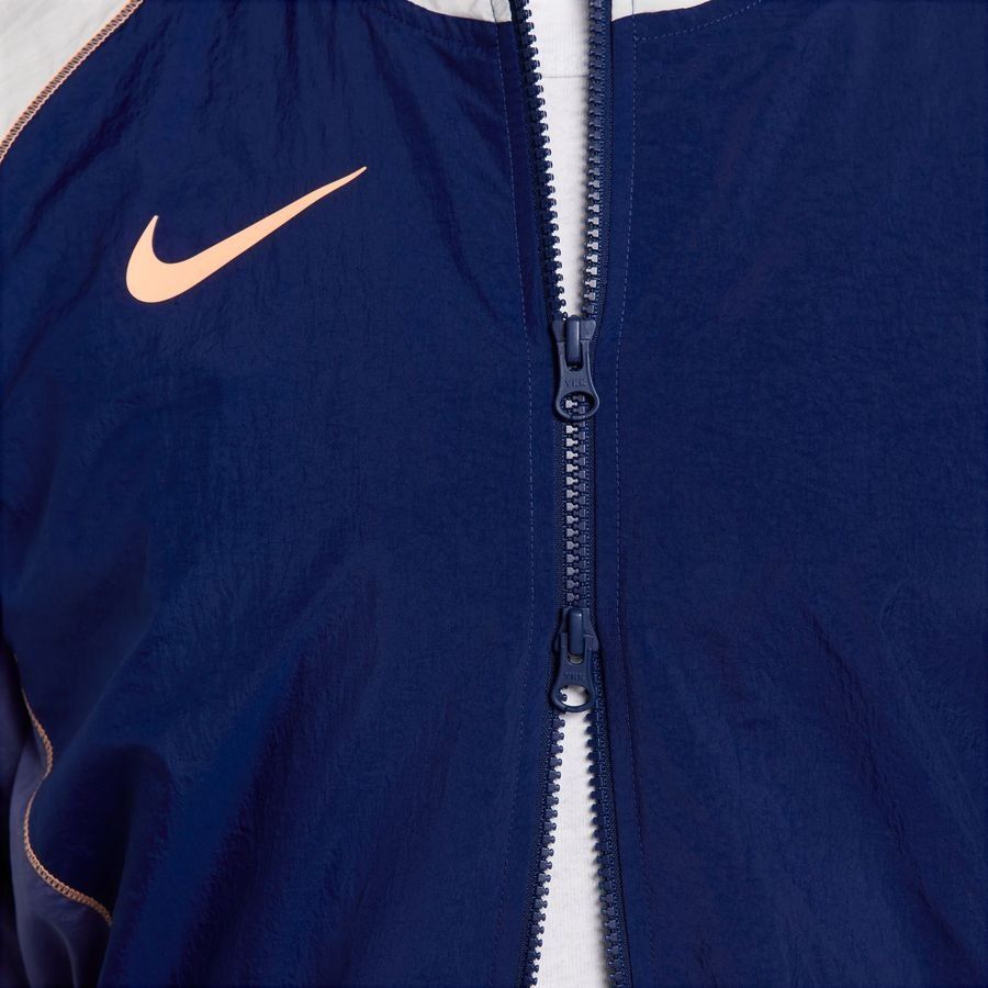 Nike Veste d'Entraînement Imperméable Strike   Woven - Bleu/Blanc/Dark Purple Orange
