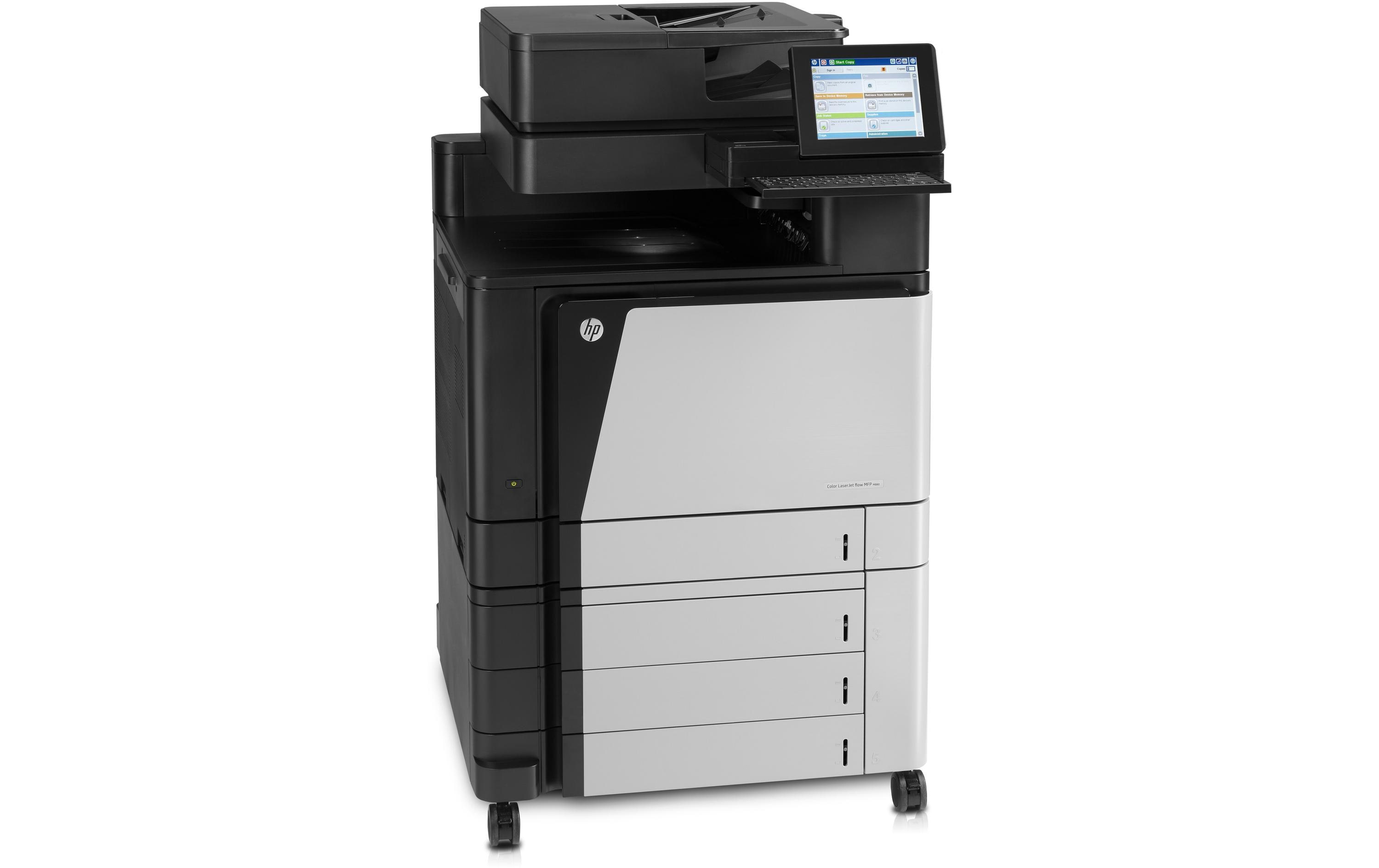 Multifunktionsdrucker Color LaserJet Enterprise M880z<br>4-in-1 A3-Farblaser-Multifunktionsdrucker mit Hochleistungsscanner
