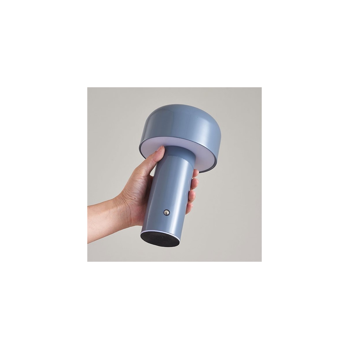 Batteridrevet LED-bordlampe - hvit, oppladbar