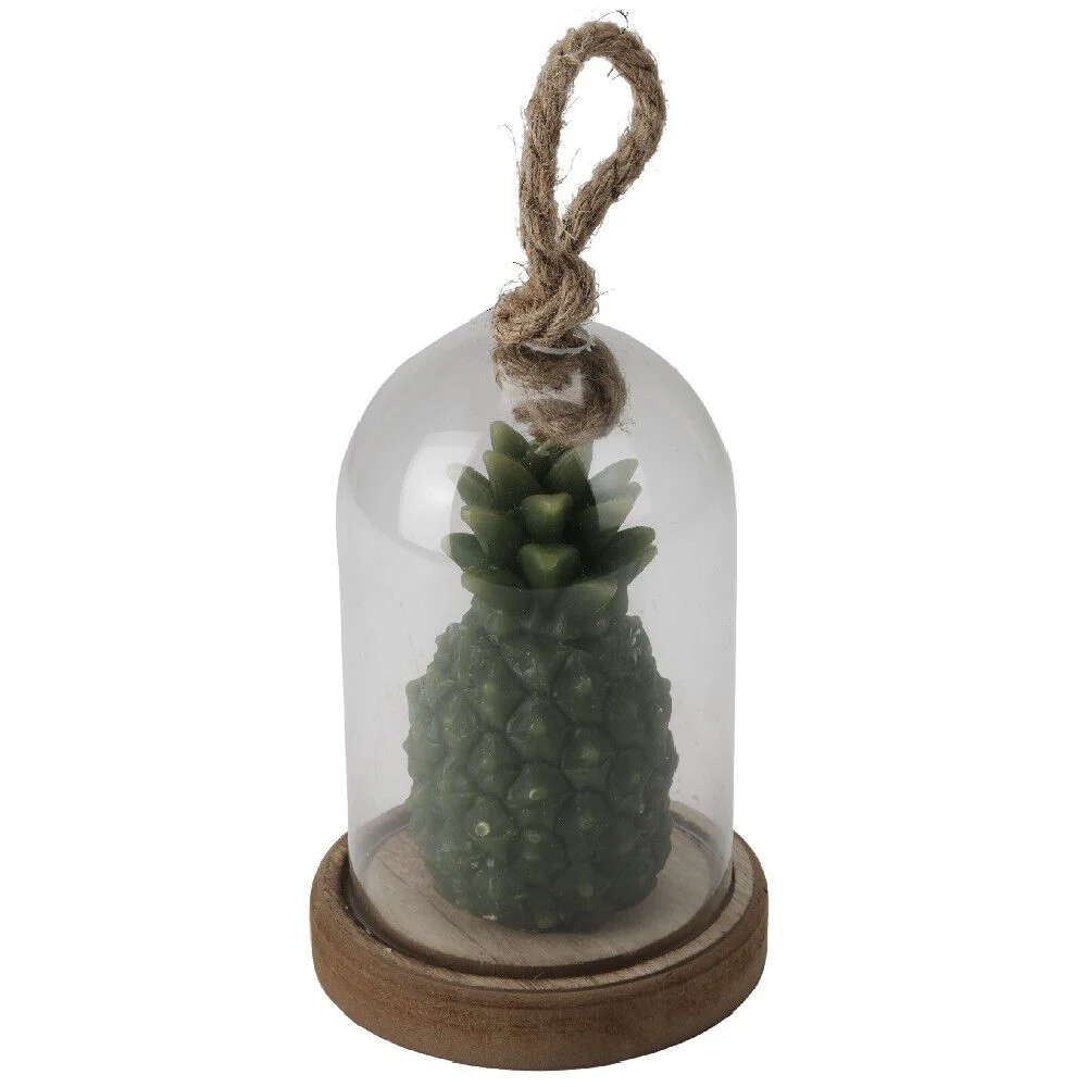 Bougie ananas sous cloche Collection Caraïbes