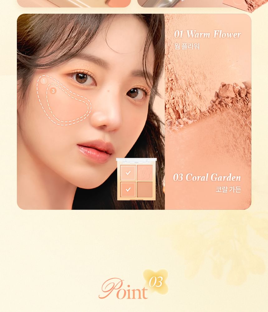 dasique - Blending Mood Cheek Golden Flower Collection