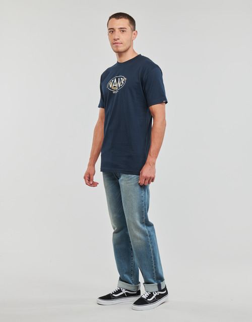 Vans - SNAKED CENTER LOGO SS TEE - Marine