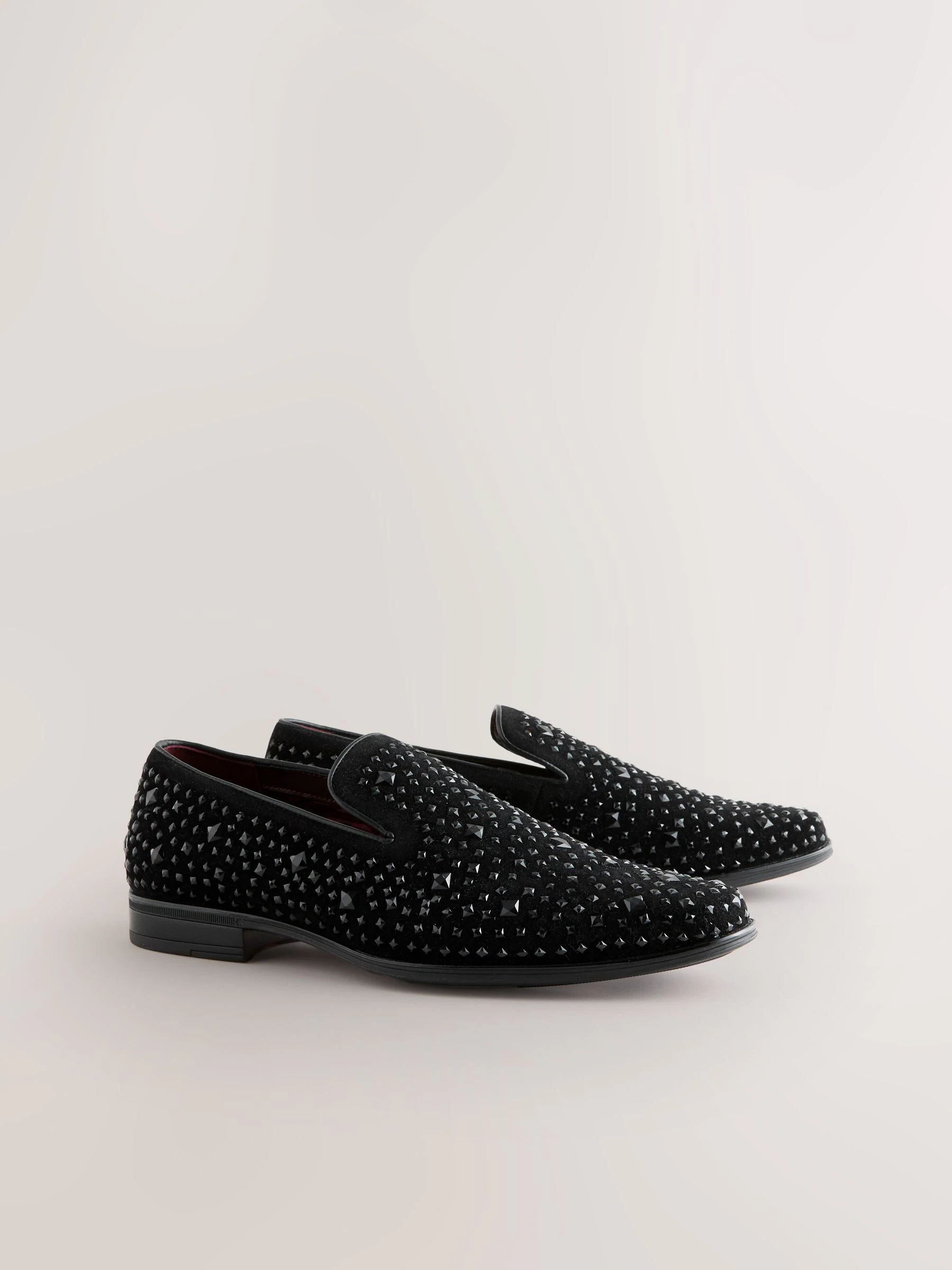 Zwart - Jewel Trim Loafers