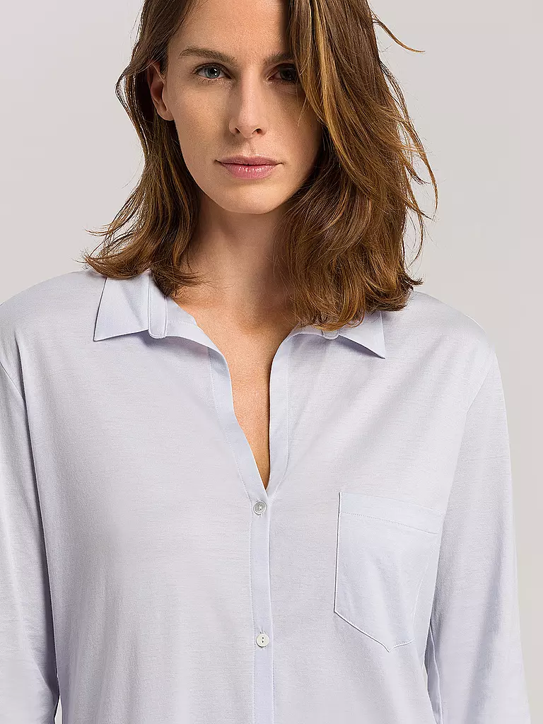 HANRO Sleepshirt Nachthemd Carry blau