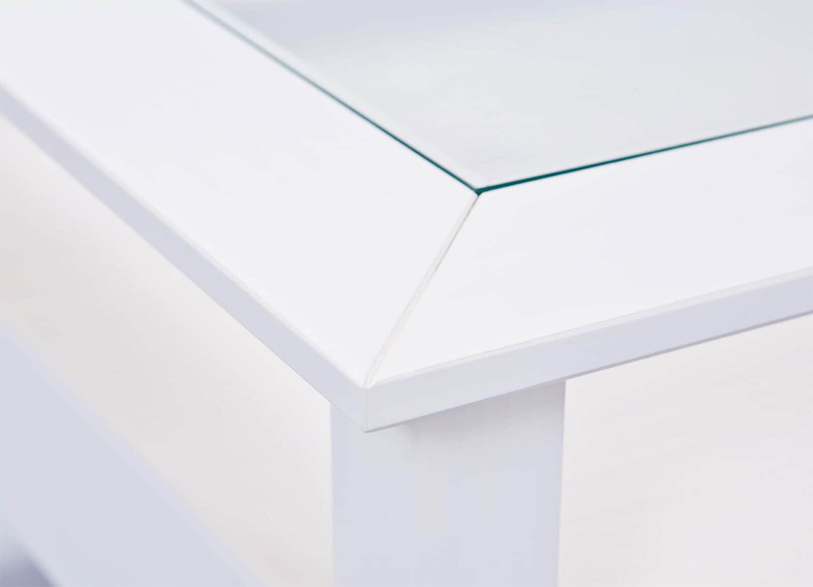 Couchtisch HENRY 75x45x75 cm Massivholz Kiefer weiß
