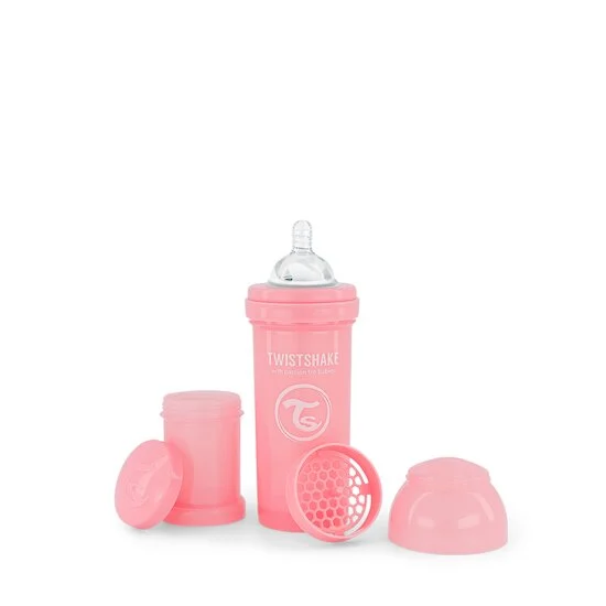 Biberon anti-colique   Rose        260 ml   de               Twistshake