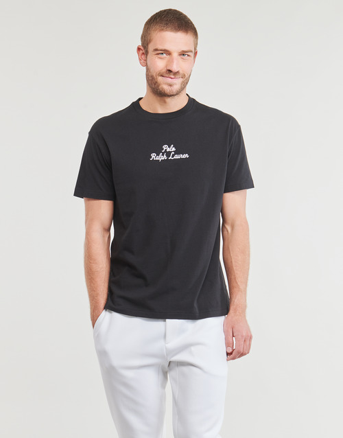 Polo Ralph Lauren - T-SHIRT AJUSTE EN COTON POLO RALPH LAUREN CENTER Negro / Polo / Negro