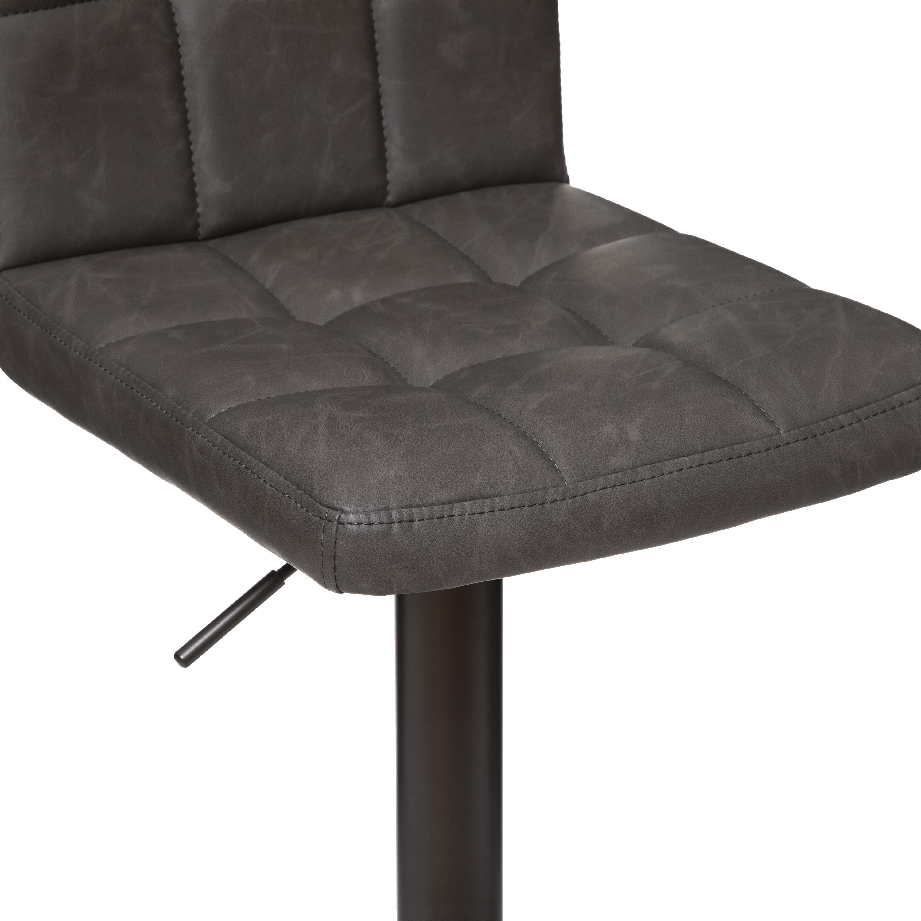 CHAISE DE BAR AJUSTABLE DELEK GRIS VINTAGE