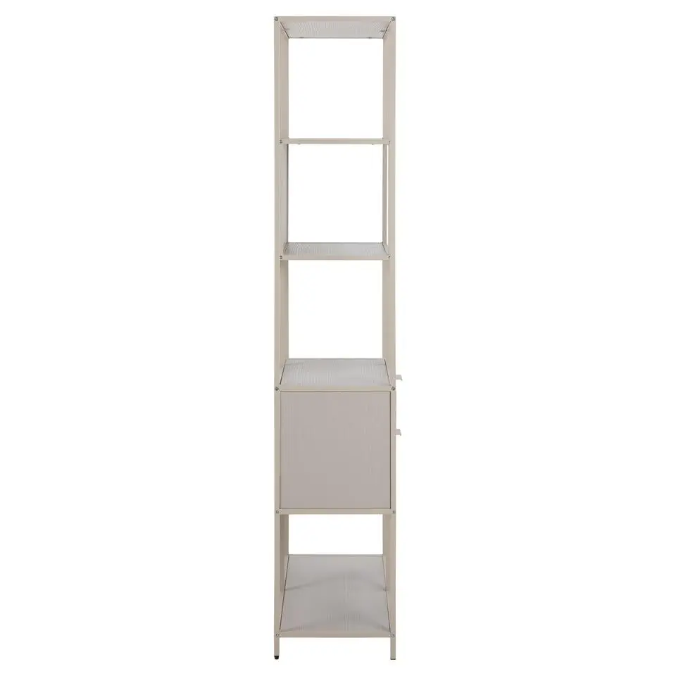 Hioshop Sea wandkast 2 lades 4 planken grijs