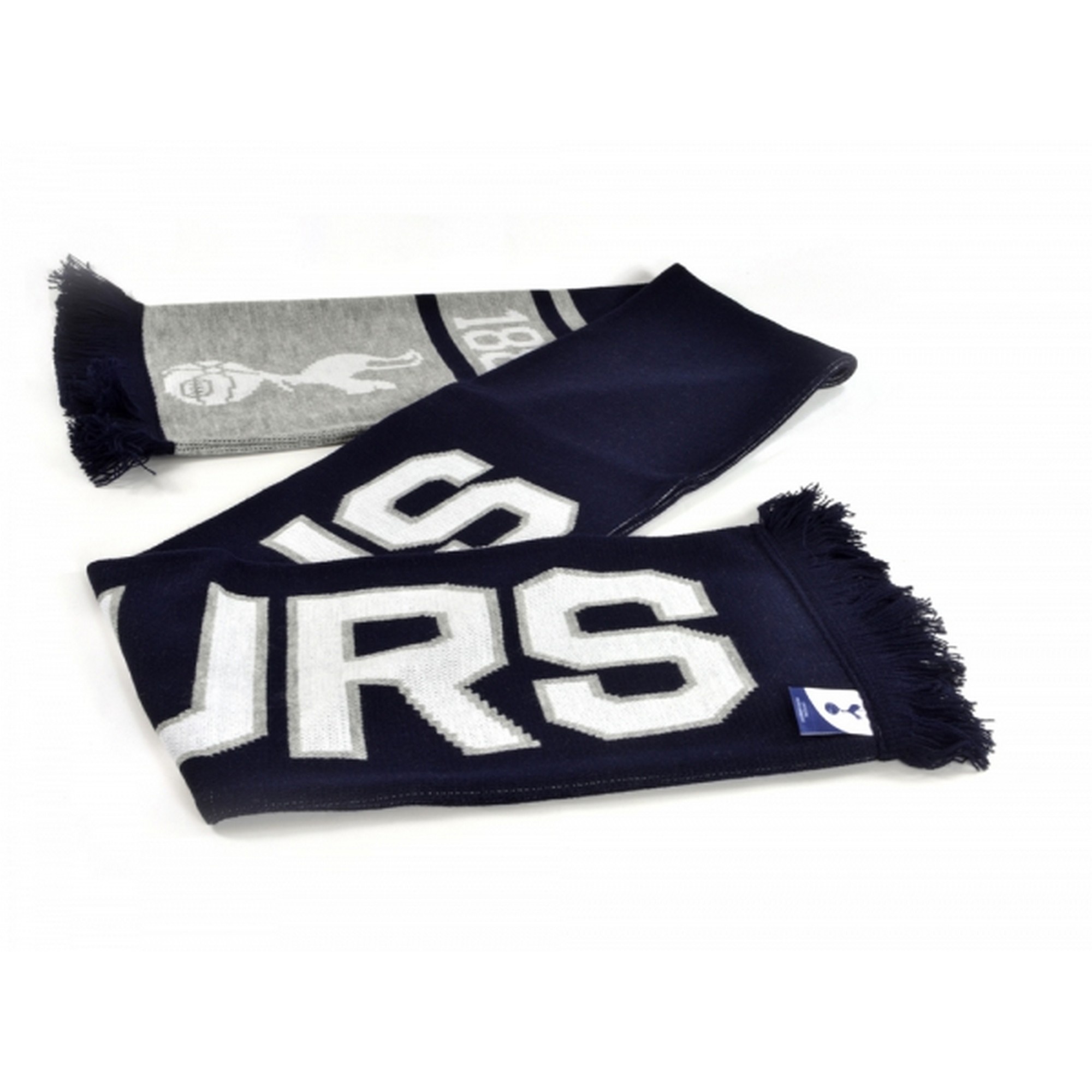 Design oficial Bufanda Jacquard do Tottenham Hotspur FC Preto