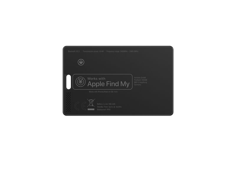 4smarts Schlüsselfinder Skytag Card ReCharge Standort-Finder SkyTag Card ReCharge, schwarz,