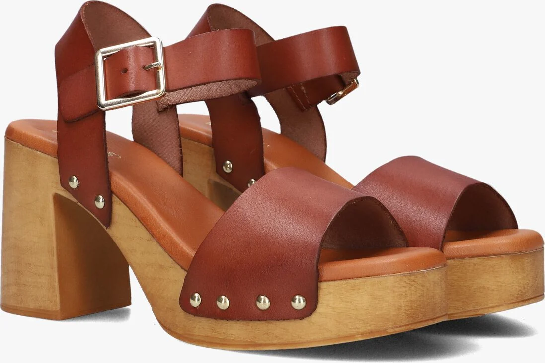 RED-RAG cognac red-rag sandalen 79568