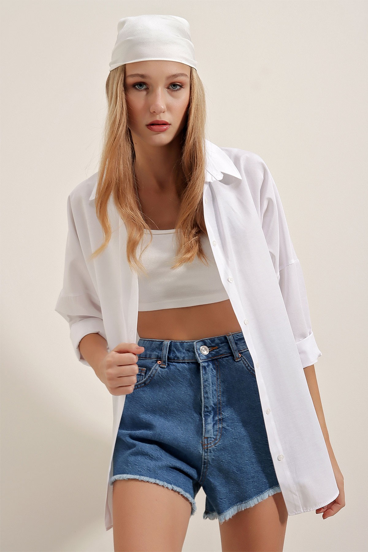 MT Clothes P-CHEM_OVER - Chemise OVERSIZE