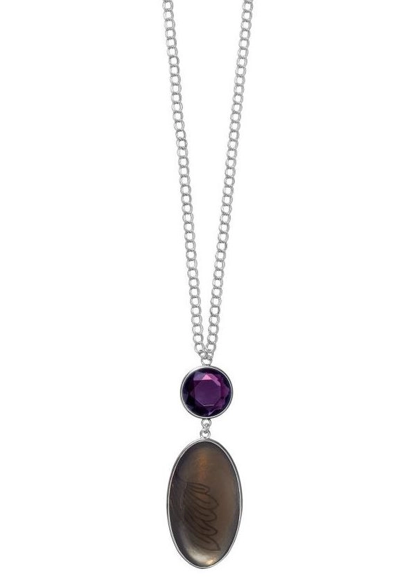 Pilgrim GoDiva Damenhalskette, purple/silver 549211