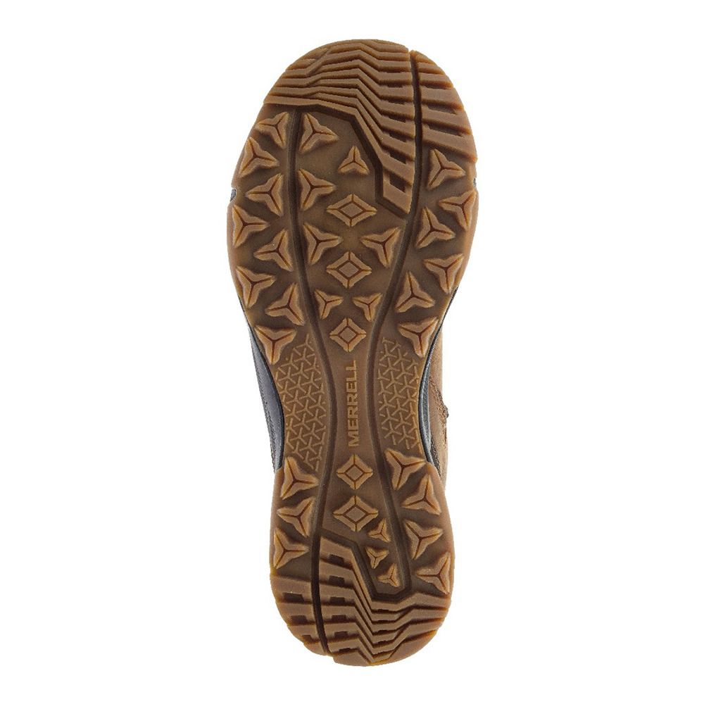 Merrell ERIE MID LTR WP - Chaussures randonné Homme toffee