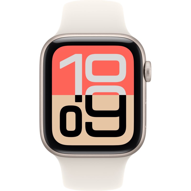 Apple Watch SE (3nd generation) OLED 44 mm Numérique 368 x 448 pixels Écran tactile Beige Wifi GPS (satellite)