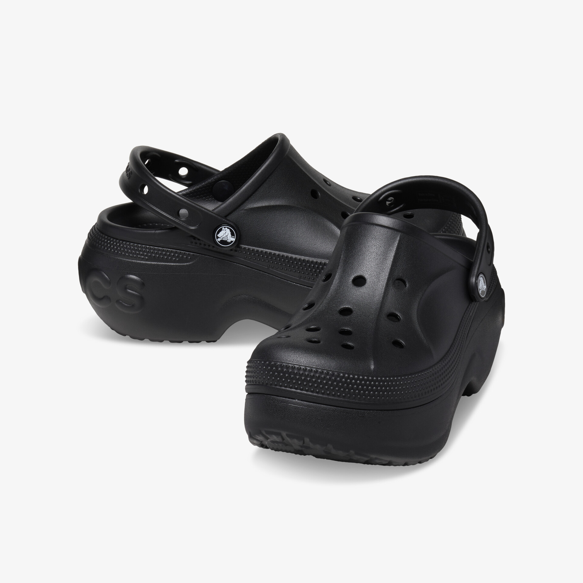 crocs Bella Damen Badeschuhe schwarz